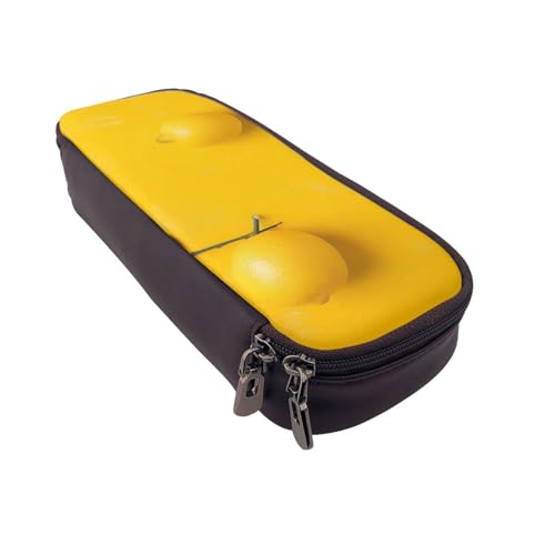 JKLQWC Federmäppchen für Mädchen und Jungen, niedliches PU-Leder, mit Reißverschluss, für Büro, Schule, Schwarz , Einheitsgröße, Schulranzen von JKLQWC