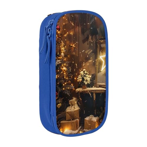 JKLQWC Federmäppchen mit Aufschrift "Merry Christmas and Happy New Year", niedliches Stiftetui, große Stifttasche, tragbare Aufbewahrungsbox, Organizer für Büro, Schule, Teenager, Mädchen, Jungen, JKLQWC Federmäppchen mit Aufschrift "Merry Christmas and Happy New Year", niedliches Stiftetui, große Stifttasche, tragbare Aufbewahrungsbox, Organizer für Büro, Schule, Teenager, Mädchen, Jungen, von JKLQWC