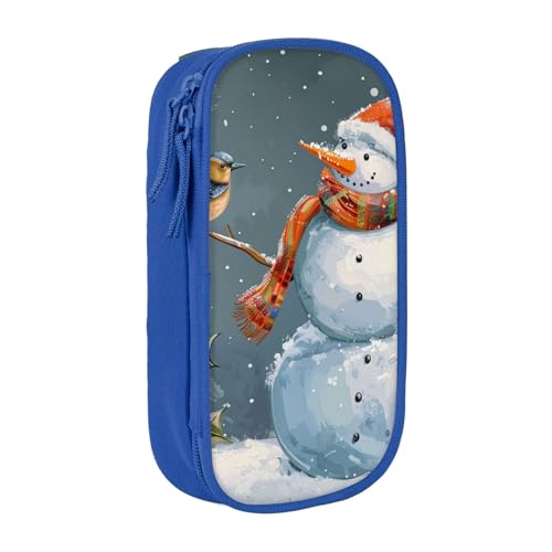 JKLQWC Federmäppchen mit Aufschrift "Merry Christmas and Snow", niedliches Stiftetui, große Stifttasche, tragbare Aufbewahrungsbox, Organizer, Box für Büro, Schule, Teenager, Mädchen, Jungen JKLQWC Federmäppchen mit Aufschrift "Merry Christmas and Snow", niedliches Stiftetui, große Stifttasche, tragbare Aufbewahrungsbox, Organizer, Box für Büro, Schule, Teenager, Mädchen, Jungen von JKLQWC