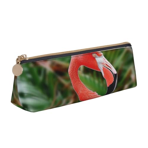 JKLQWC Federmäppchen mit Elefanten-Druck, dreieckig, mit Reißverschluss, leichter Leder-Organizer für Schule, Büro, Reisen, Make-up, Süßer Flamingo, Einheitsgröße, Schulranzen JKLQWC Federmäppchen mit Elefanten-Druck, dreieckig, mit Reißverschluss, leichter Leder-Organizer für Schule, Büro, Reisen, Make-up, Süßer Flamingo, Einheitsgröße, Schulranzen von JKLQWC