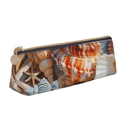 JKLQWC Federmäppchen mit Sonnenblumen-Motiv, Motiv: Blühende Blumen, Pflanzen, Schmetterling, bedruckt, dreieckig, mit Reißverschluss, leichter Leder-Organizer für Schule, Büro, Reisen, Make-up von JKLQWC