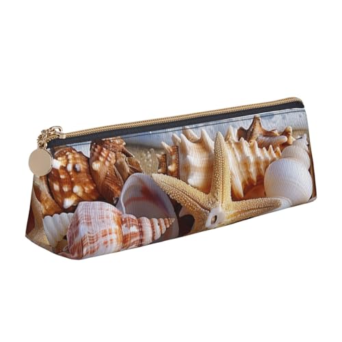 JKLQWC Federmäppchen mit Sonnenblumen-Motiv, Motiv: Blühende Blumen, Pflanzen, Schmetterling, bedruckt, dreieckig, mit Reißverschluss, leichter Leder-Organizer für Schule, Büro, Reisen, Make-up von JKLQWC