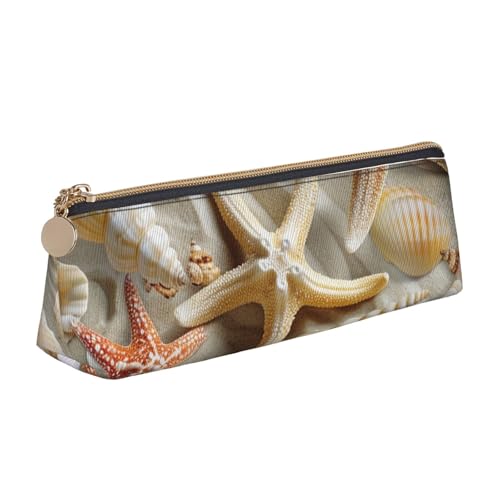 JKLQWC Federmäppchen mit Sonnenblumen-Motiv, Motiv: Blühende Blumen, Pflanzen, Schmetterling, bedruckt, dreieckig, mit Reißverschluss, leichter Leder-Organizer für Schule, Büro, Reisen, Make-up von JKLQWC