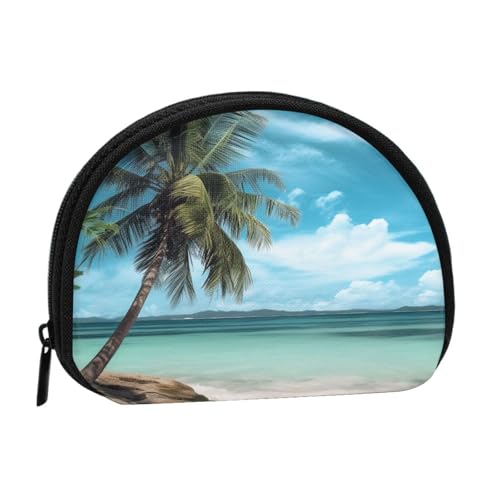 JKLQWC Münzbörse mit Strandpalmen-Motiv, für Damen, niedlich, klein, Kleingeldbörse, Mini-Münzgeldbeutel, Beutel mit Reißverschluss, Schwarz , Einheitsgröße, Modern JKLQWC Münzbörse mit Strandpalmen-Motiv, für Damen, niedlich, klein, Kleingeldbörse, Mini-Münzgeldbeutel, Beutel mit Reißverschluss, Schwarz , Einheitsgröße, Modern von JKLQWC
