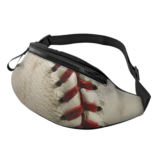 Sportball-bedruckte Hüfttasche mit Kopfhöreranschluss, personalisierte Bauchtaschen, Unisex, Laufen, Wandern, Crossbody-Tasche für Männer und Frauen, Schwarz , Einheitsgröße, Sling Rucksäcke von JKLQWC