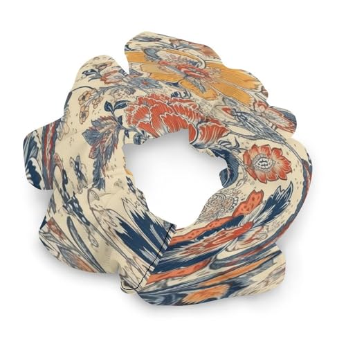 Haargummis, mit französischem Landhausstil, bedrucktes Damen-Haargummi, nahtlos, schmerzfrei, perfekt für langlebige Zöpfe, Pferdeschwanz und mehr von JKLQWH