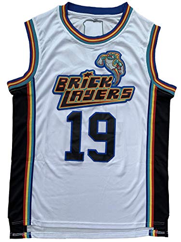 Aaliyah 19 Bricklayers MTV Rock N Jock 90er Jahre Hip Hop Kleidung für Party Herren Basketball Trikot - Weiß - XX-Large Aaliyah 19 Bricklayers MTV Rock N Jock 90er Jahre Hip Hop Kleidung für Party Herren Basketball Trikot - Weiß - XX-Large von JKNAKN