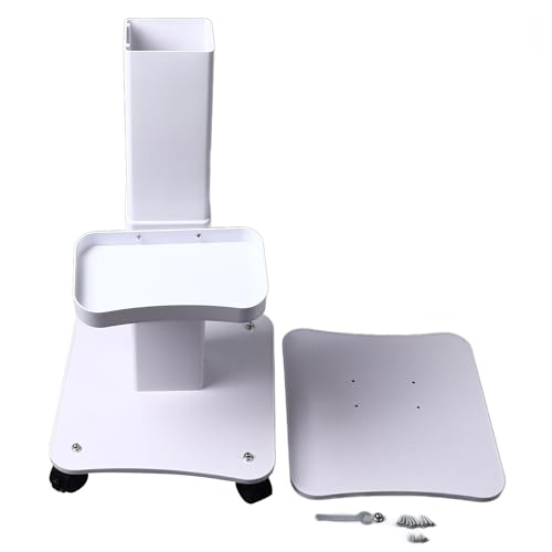 Schönheitswagen mit n 3 Tier Salon Rolling Cart Heavy Duty Storage Organizer für Schönheitssalons Friseur Salons Wellness Centers PVC -Material 70 x 38 x 35 cm von JKOKPMG