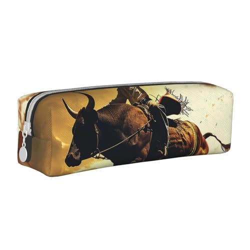 JKSEEPYN Cooles Federmäppchen aus Leder mit Reißverschluss, bedruckt, minimalistisch, ultradünn, für die Schule, Kosmetiktasche, weiß, Einheitsgröße, Taschen-Organizer von JKSEEPYN