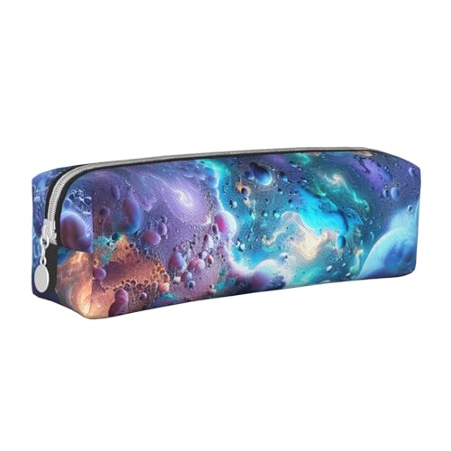 JKSEEPYN Federmäppchen aus Leder mit buntem Grafik, Universum, Weltraum, für Studenten, Mädchen, Jungen, einfacher Schreibwaren-Organizer, Make-up-Tasche für Schule, Büro, Reisen, weiß, Einheitsgröße JKSEEPYN Federmäppchen aus Leder mit buntem Grafik, Universum, Weltraum, für Studenten, Mädchen, Jungen, einfacher Schreibwaren-Organizer, Make-up-Tasche für Schule, Büro, Reisen, weiß, Einheitsgröße von JKSEEPYN