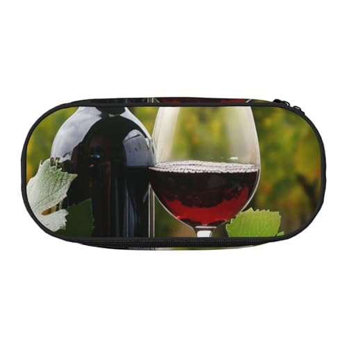 JKSEEPYN Federmäppchen und Reise-Make-up-Tasche mit Reißverschluss, lustiges Federmäppchen für Schule, Büro, Schwarz , Einheitsgröße, Schulranzen von JKSEEPYN