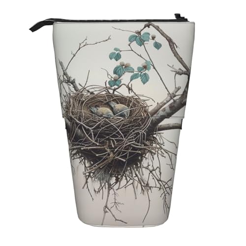 JKSEEPYN Teleskop-Federmäppchen, Federmäppchen, Strand, Sonnenuntergang, Ozean, niedlicher Bleistift-Organizer, tragbares Federmäppchen für Schule, Büro, Reisen, Vogelheim, Einheitsgröße, Schulranzen von JKSEEPYN