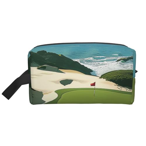 Kosmetiktasche mit Bierblasen-Aufdruck, für Damen und Mädchen, große Kapazität, Reißverschluss, Kosmetiktasche, Reise-Kulturbeutel, Organizer mit Griff, Beach-Golfplatz, Einheitsgröße, Kosmetiktasche Kosmetiktasche mit Bierblasen-Aufdruck, für Damen und Mädchen, große Kapazität, Reißverschluss, Kosmetiktasche, Reise-Kulturbeutel, Organizer mit Griff, Beach-Golfplatz, Einheitsgröße, Kosmetiktasche von JKSEEPYN