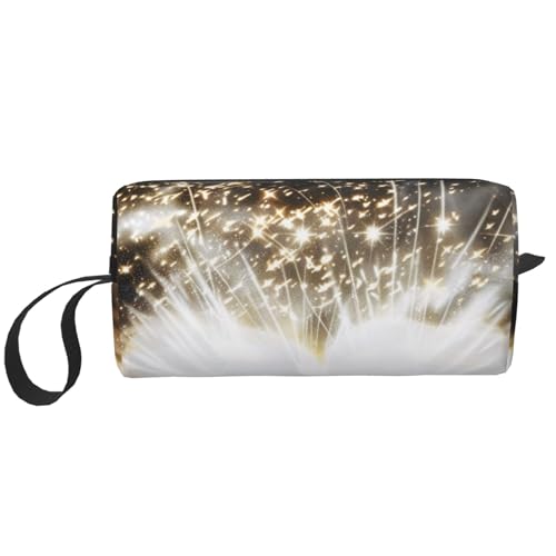 Kosmetiktasche mit Schmetterlings-Aufdruck, für Damen, Reise-Kulturbeutel, Zubehör, Organizer mit Griff, Reißverschluss, Magic Book, Einheitsgröße, Kosmetiktasche von JKSEEPYN