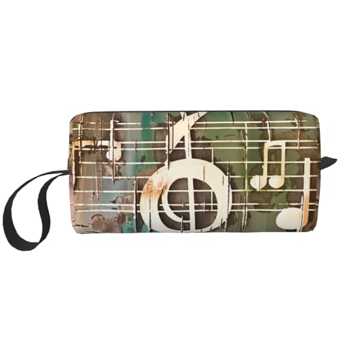 Planet Prints Kosmetiktasche, Make-up-Tasche für Damen, Reise-Kulturbeutel, Zubehör, Organizer mit Griff, Reißverschluss, Musiknote, Einheitsgröße, Kosmetiktasche Planet Prints Kosmetiktasche, Make-up-Tasche für Damen, Reise-Kulturbeutel, Zubehör, Organizer mit Griff, Reißverschluss, Musiknote, Einheitsgröße, Kosmetiktasche von JKSEEPYN