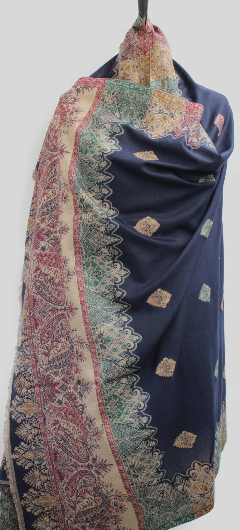 Exquisiter Kaschmir Wollmischung Pashmina Jacquard Schal - Luxuriöse Verpackung | 40x80 Inches von JKSowling