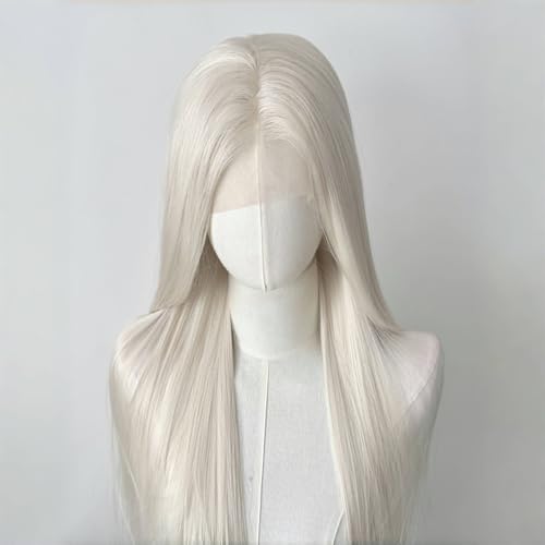 30 Zoll HD transparente Spitze 13 * 4/6 Perücken, hellbeige gerade Spitzenfrontperücken, natürlich aussehende Perücke for Frauen, täglichen Gebrauch, Cosplay(13 * 4) von JKUHA