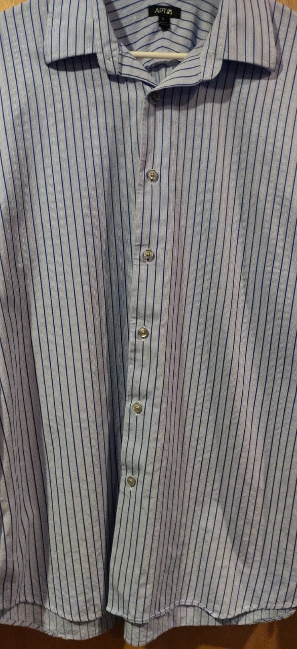 Blau Gestreiftes Hemd von JKVintageClothing