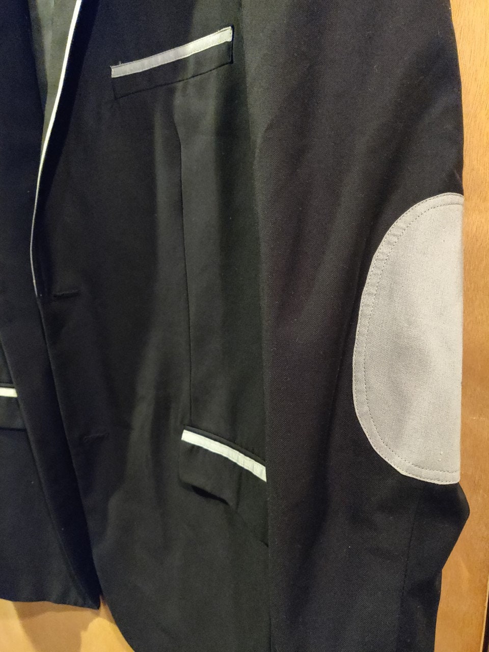 Schwarzer Und Grauer Blazer Schwarzer Und Grauer Blazer von JKVintageClothing