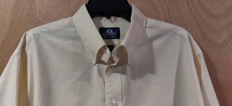 Yellow Collared Shirt von JKVintageClothing