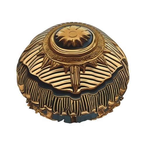 Sun Old Egyptian Timeless Grace Wiederverwendbare Duschhaube für Frauen, doppelte wasserdichte Schichten Badehut, Haarbehandlung Essentials von JKXUN