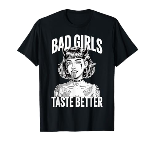 Böse Mädchen schmecken besser Tattoo Devil Girl T-Shirt Böse Mädchen schmecken besser Tattoo Devil Girl T-Shirt von JL - Bad Girls Tattoo Devil Aesthetic