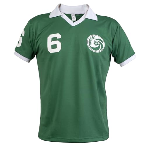 JL Sport Franz Beckenbauer Retro NY Cosmos USA Football League Trikot Nummer 6 Kinder Grün Trikot, grün, 6 Jahre von JL Sport
