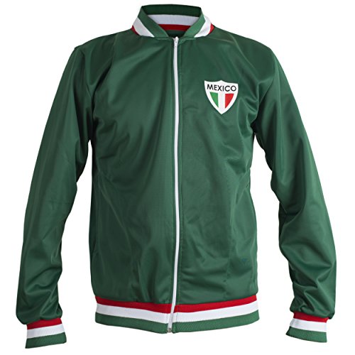 JL Sport Mexiko Coupe du Monde de Fußball 1970 Retro Jacke Anzug ? - L von JL Sport