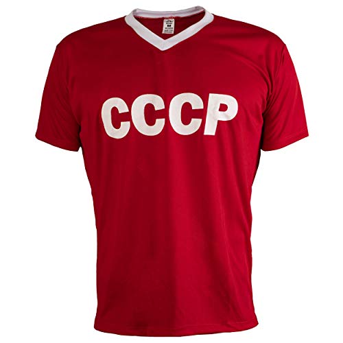 JL Sport Sowjetunion CCCP UDSSR 1970 Retro Fußball Hemd Clasic Vintage Unisex - L von JL Sport