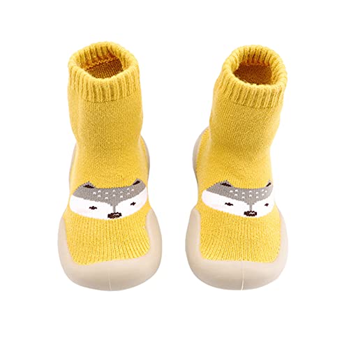 Baby Schuhe 6-12monate MäDchen Socken Schuhe Junge Bodensocken Taufe Kleinkind Schuhe Lauflernschuhe Weichen Sohle Babyschuhe Krabbelsocken Atmungsaktive Indoor Kinderschuhe Taufsocken von JLGY