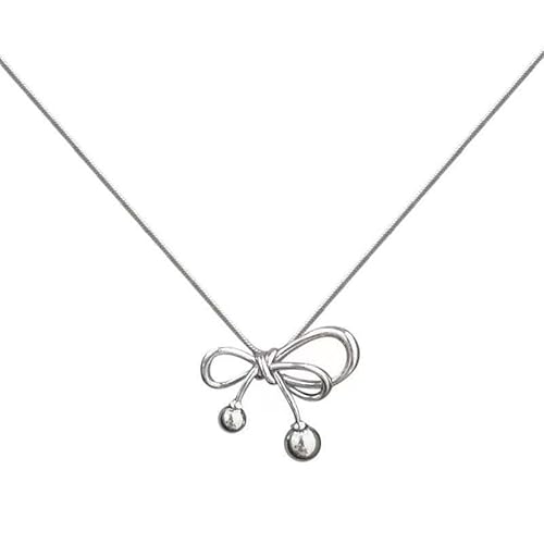 JLTPH Bow Knit Pullover Kette Halskette Für Frauen - Minimalistische Zierliche Gold Schichtung Halskette, Elegante Bogen Anhänger, Y2K Mode-Schmuck, Luxus-Geschenk Für Sie JLTPH Bow Knit Pullover Kette Halskette Für Frauen - Minimalistische Zierliche Gold Schichtung Halskette, Elegante Bogen Anhänger, Y2K Mode-Schmuck, Luxus-Geschenk Für Sie von JLTPH