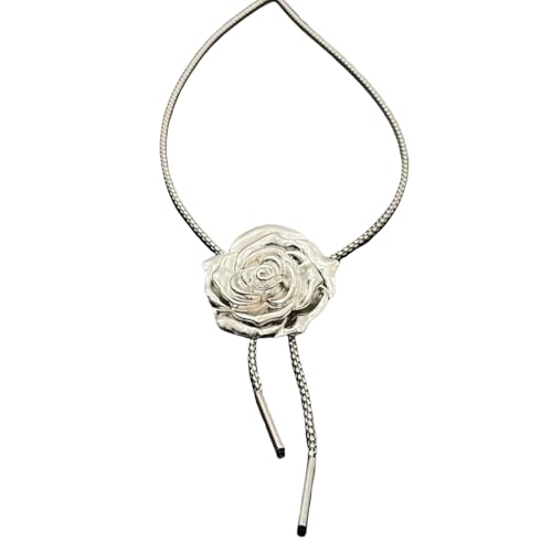 JLTPH llbare Rose Blume Halskette Für Frauen - Dehnbar Metall Blüte Anhänger, Multi-Wege Tragen Als Choker, Taille Kette Oder Schichtung Stück, Vintage Inspiriert Geschenk Schmuck JLTPH llbare Rose Blume Halskette Für Frauen - Dehnbar Metall Blüte Anhänger, Multi-Wege Tragen Als Choker, Taille Kette Oder Schichtung Stück, Vintage Inspiriert Geschenk Schmuck von JLTPH