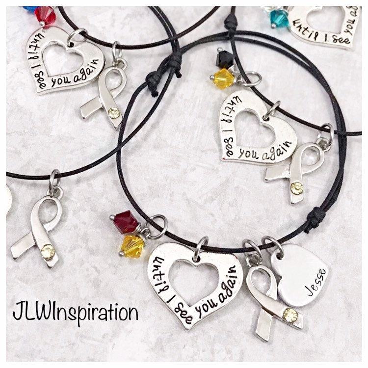 Usmc Militär Armreif Personalisierter Armreif, Offenes Herz & Schleife von JLWInspiration