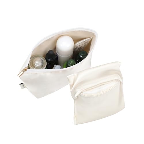 JLYZ Moon Reise-Make-up-Tasche, Seiden-Kosmetiktasche, Reise-Kulturbeutel, Organizer, niedliche Make-up-Pinsel, ästhetisches Zubehör, Aufbewahrungstasche für Damen, Kreide JLYZ Moon Reise-Make-up-Tasche, Seiden-Kosmetiktasche, Reise-Kulturbeutel, Organizer, niedliche Make-up-Pinsel, ästhetisches Zubehör, Aufbewahrungstasche für Damen, Kreide von JLYZ Moon