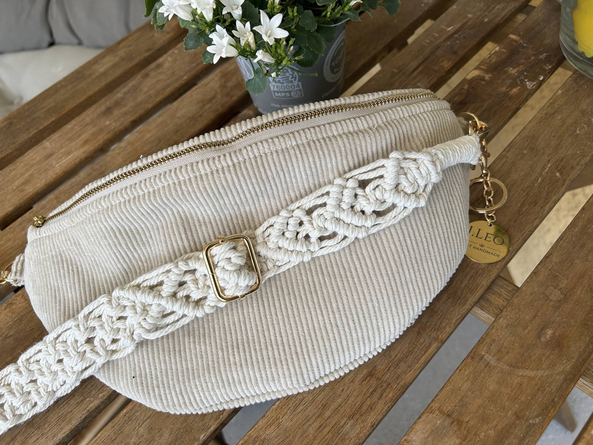 Bauchtasche, Bumbag, Makramee, Cord Bauchtasche, Bumbag, Makramee, Cord von JLeoBYJanina