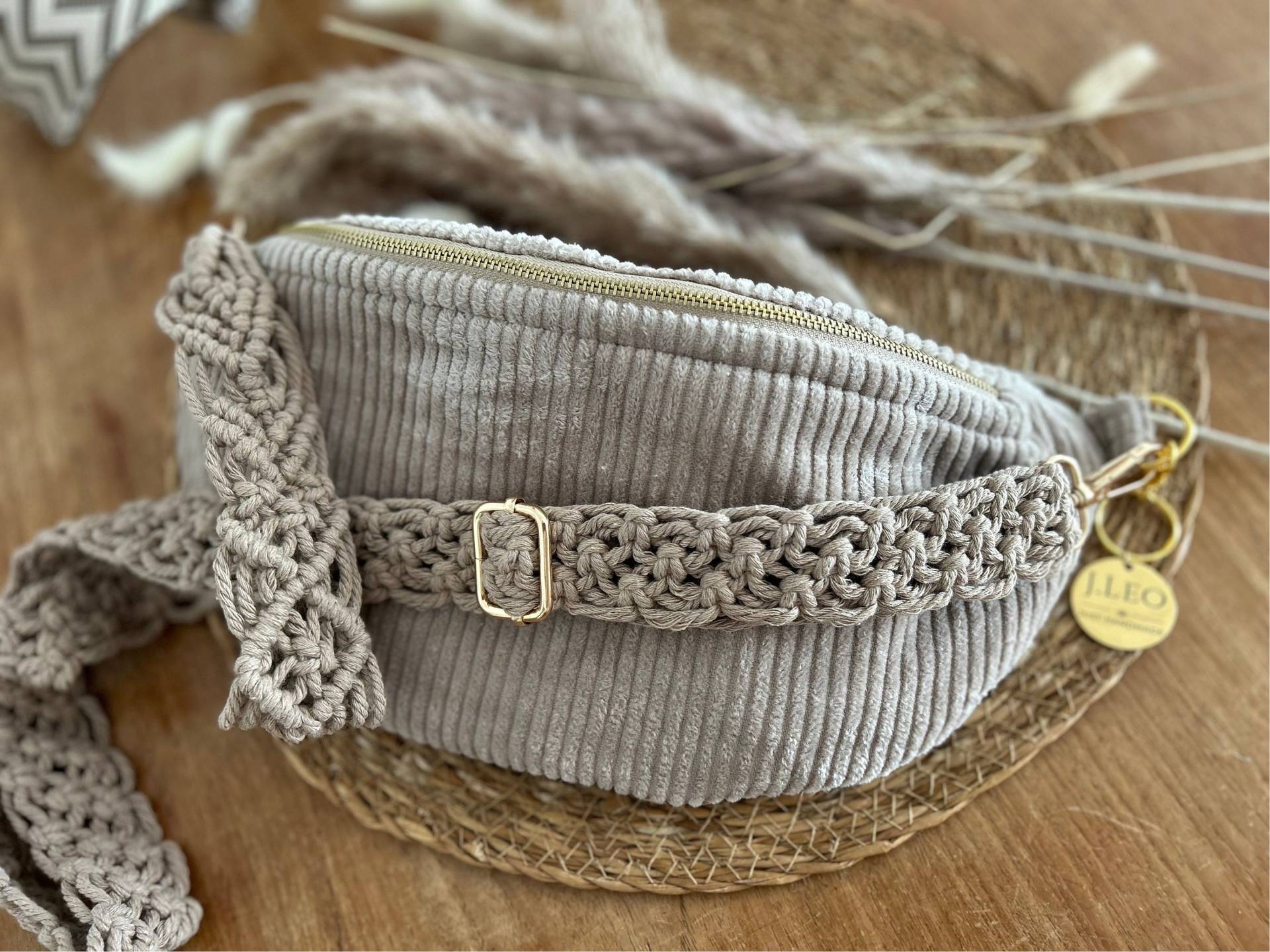 Bauchtasche, Bumbag, Makramee, Cord Bauchtasche, Bumbag, Makramee, Cord von JLeoBYJanina