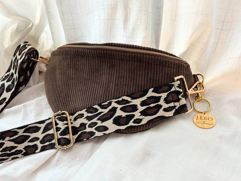 Bauchtasche, Cord Tasche, Bumbag, Leo Bauchtasche, Cord Tasche, Bumbag, Leo von JLeoBYJanina