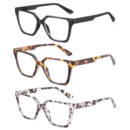 JM Quadratische Lesebrille 3er-Pack herren und Damen Qualität Feder Scharnier Blaulichtfilter Leser Brille +4.00 JM Quadratische Lesebrille 3er-Pack herren und Damen Qualität Feder Scharnier Blaulichtfilter Leser Brille +4.00 von JM