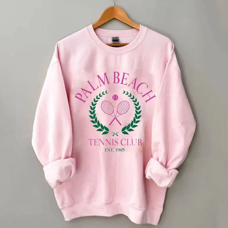 Tennis Sweatshirt, Palm Beach Club Pullover, Adrette Vintage Country Shirt Tennis Sweatshirt, Palm Beach Club Pullover, Adrette Vintage Country Shirt von JMACustomShop