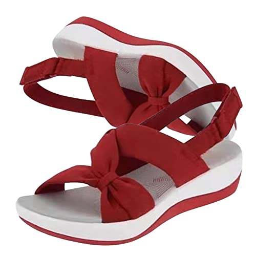 JMEDIC Damensandalen mit Fußgewölbeunterstützung, Plattform Arch Support Bequeme Strandsandalen - Sommerstrandsandalen Elegante Schuhe Bequeme Outdoorschuhe von JMEDIC