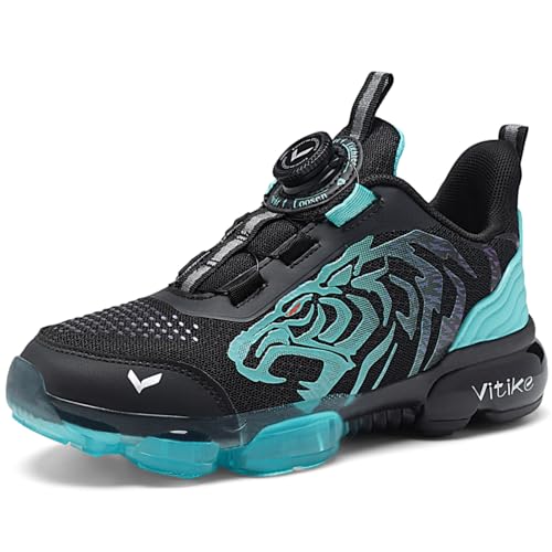 JMFCHI SPORTS Unisex Kinder Sneaker Jungen Turnschuhe Mädchen Sportschuhe Hallenschuhe Outdoor Laufschuhe Schwarz Blau 31 EU JMFCHI SPORTS Unisex Kinder Sneaker Jungen Turnschuhe Mädchen Sportschuhe Hallenschuhe Outdoor Laufschuhe Schwarz Blau 31 EU von JMFCHI SPORTS
