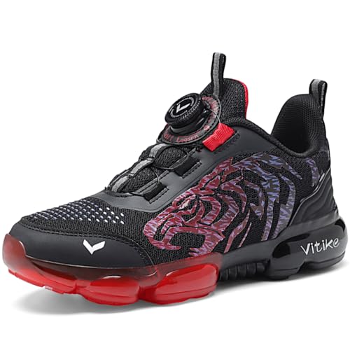 JMFCHI SPORTS Unisex Kinder Sneaker Jungen Turnschuhe Mädchen Sportschuhe Hallenschuhe Outdoor Laufschuhe Schwarz Rot 39 EU JMFCHI SPORTS Unisex Kinder Sneaker Jungen Turnschuhe Mädchen Sportschuhe Hallenschuhe Outdoor Laufschuhe Schwarz Rot 39 EU von JMFCHI SPORTS