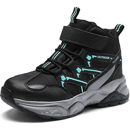 Winterschuhe Kinder Schneestiefel Jungen Warm Gefütterte Mädchen Wanderstiefel Mid Trekkingschuhe Outdoor rutschfest gr 40 von JMFCHI