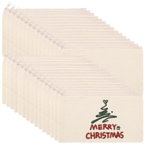 JMIATRY 30 Stück DIY Blanko Stoffbeutel Mit Reißverschluss Beige, 12 x 21cm Klein Stoffbeutel Zum Bemalen, Kosmetiktasche zum Bemalen, Stoff Federmäppchen, Tasche Zum Bemalen Kinder JMIATRY 30 Stück DIY Blanko Stoffbeutel Mit Reißverschluss Beige, 12 x 21cm Klein Stoffbeutel Zum Bemalen, Kosmetiktasche zum Bemalen, Stoff Federmäppchen, Tasche Zum Bemalen Kinder von JMIATRY