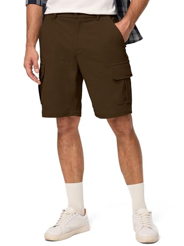JMIERR Herren Corduroy Kurze Hosen mit Taschen 2025 Sommer Casual Tasten Shorts Elastische Taille Braun 3XL JMIERR Herren Corduroy Kurze Hosen mit Taschen 2025 Sommer Casual Tasten Shorts Elastische Taille Braun 3XL von JMIERR