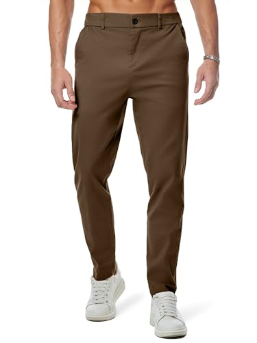 JMIERR Stretch Chino Hosen Herren für Business & Freizeit Bequeme Cargohose Männer Baumwolle Hosen Männer Stoffhose Braun, 2XL JMIERR Stretch Chino Hosen Herren für Business & Freizeit Bequeme Cargohose Männer Baumwolle Hosen Männer Stoffhose Braun, 2XL von JMIERR