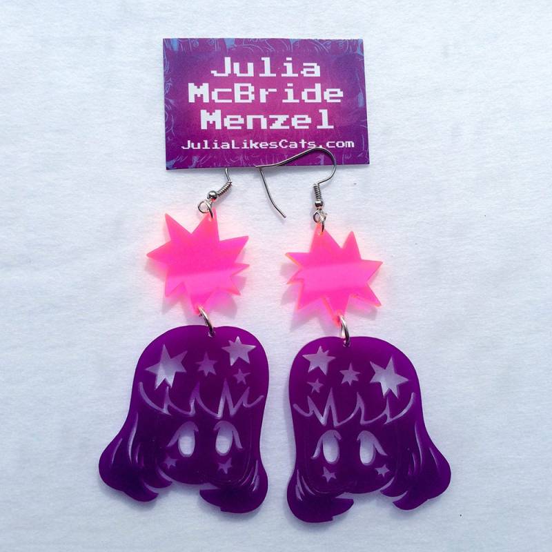 Anime Lila Stargazer Ohrring von JMMStore