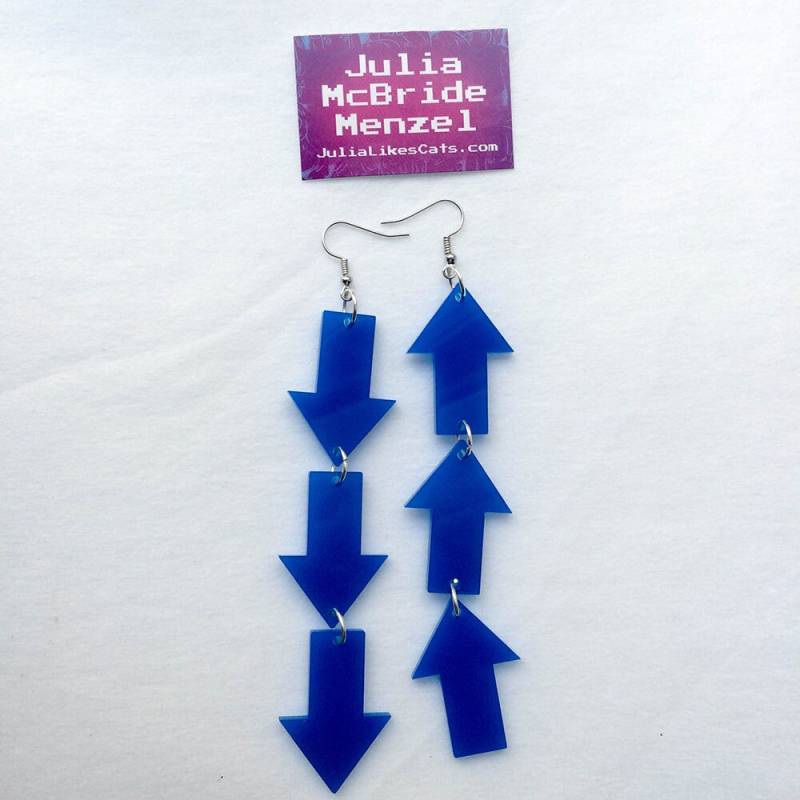 Ihre Richtung Pfeil Ohrringe von JMMStore