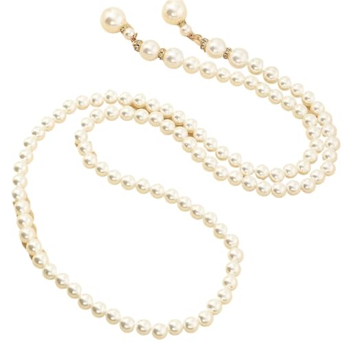 Bauchkette Damen Taillenkette Mode Dünner Gürtel Luxus Perlen Taillenkette for Kleid Fransen Dekoration Böhmen Anhänger Gürtel Körperschmuck von JMORCO