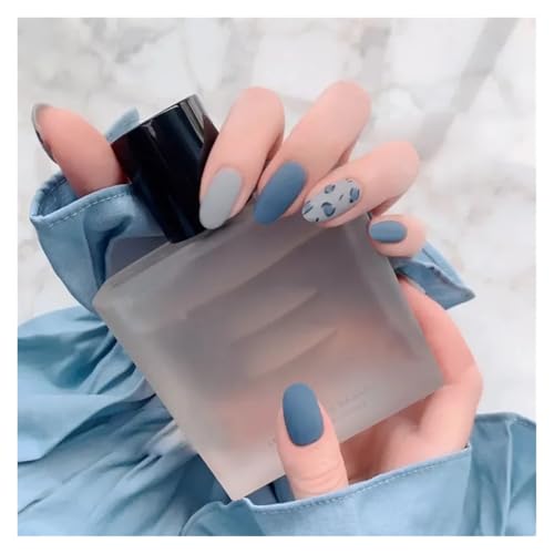 Nägel Zum Aufkleben 24Pcs/Box 2022 Cute and Playful Frozen Watermelon Women Girls Nail Art Fake Nails Handmade Coffin Cute Press-On Nails(JP990-B) von JMORCO